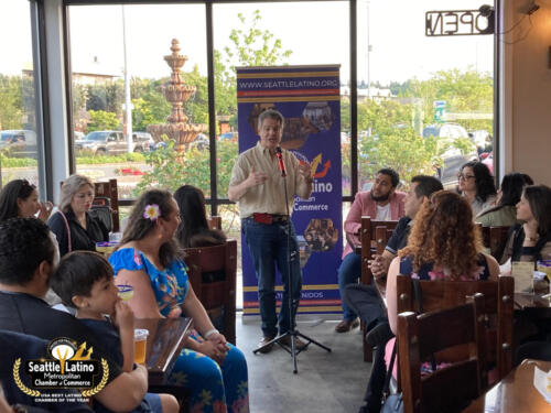 Marcos Wanless, President of Seattle Latino Metropolitan Chamber of Commerce.
